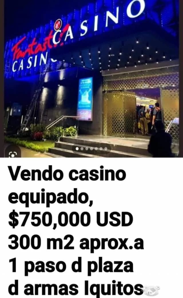 Venta de CASINO. FULL EQUIPADO $ 750,000 - 1