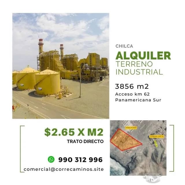 ALQUILER TERRENO INDUSTRIAL - 1