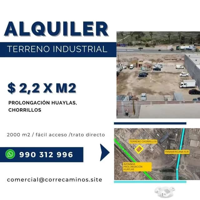 ALQUILER TERRENO INDUSTRIAL - 1