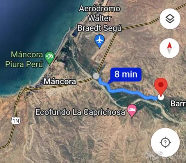 Venta de terreno de campo en Máncora 10000 m2. a S/. 45 * m2 - 2