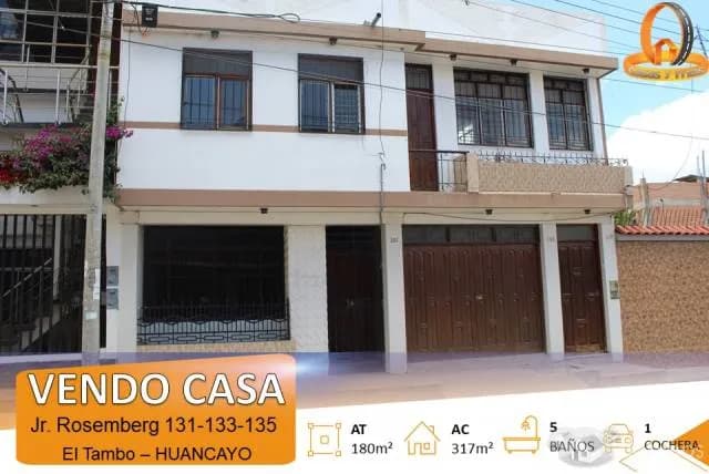 SE VENDE AMPLIA CASA EN EL TAMBO, HUANCAYO - 1