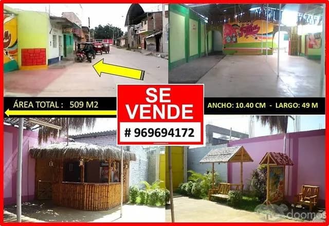 Vendo local comercial de 509 M2 en Chulucanas - 1