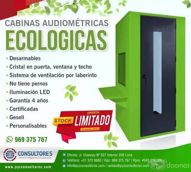 Cabina audiometrica ecológica - 1