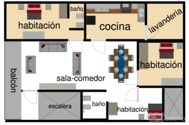 venta de departamento de 120m2 - 1