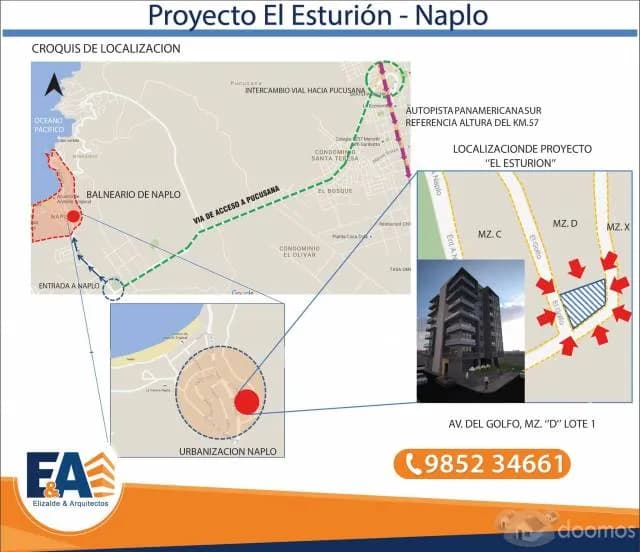 VENTA DE DEPARTAMENTOS EN EDIFICIO DE NAPLO "ESTURION" PRE ESTRENO - 1