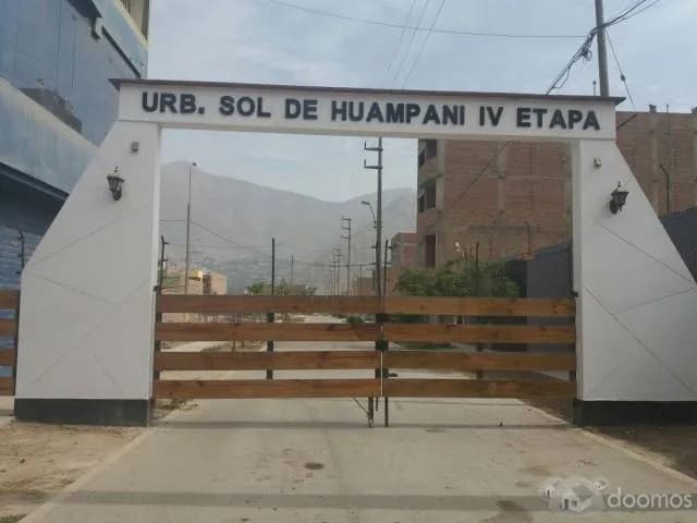 REMATO TERRENO BIEN UBICADO EN URB. SOL DE HUAMPANI - 1
