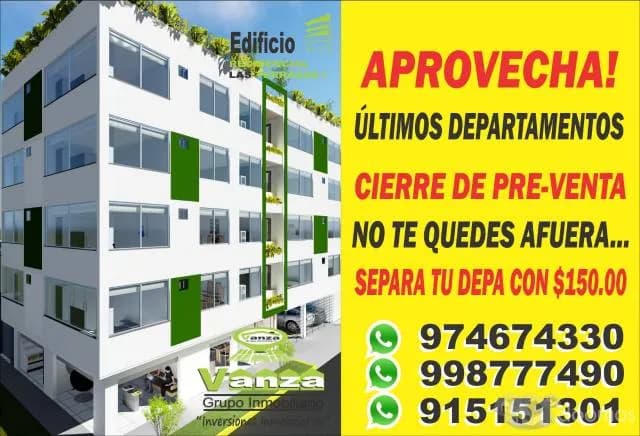 VENTA DE DEPARTAMENTOS EN LAS TERRAZAS DE CARAPONGUILLO DESDE $22.500 SOLO POR CIERRE DE PRE- VENTA - 1