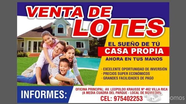 VENTA DE LOTES AL MEJOR PRECIO - 1