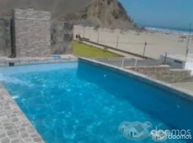 Alquilo Bonita casa de Playa en primera Fila amoblada, vista al Mar y piscina en Lobos KM 126 Panamericana Sur - 1