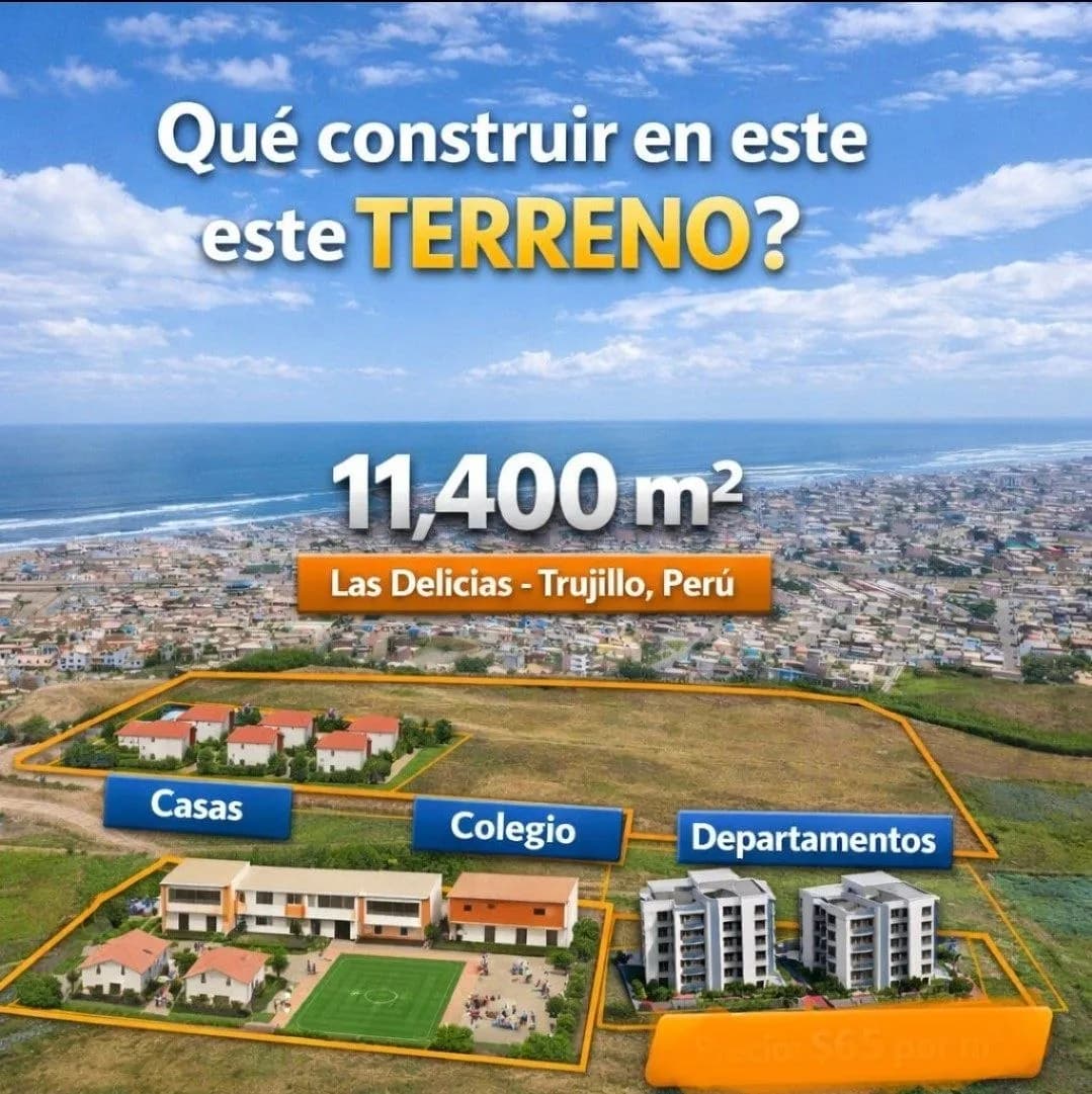 TERRENO 11,400 m² EN VENTA – MOCHE, LAS DELICIAS - 1