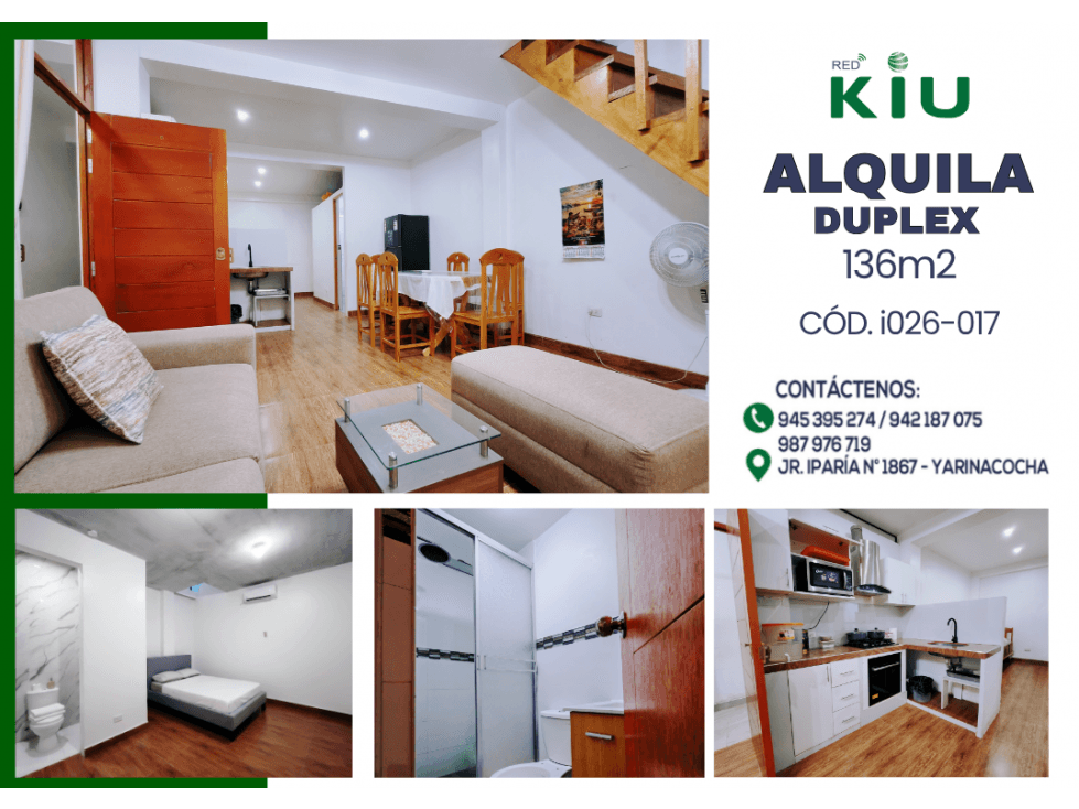 I026017 - ALQUILER DUPLEX - CALLERIA - 1