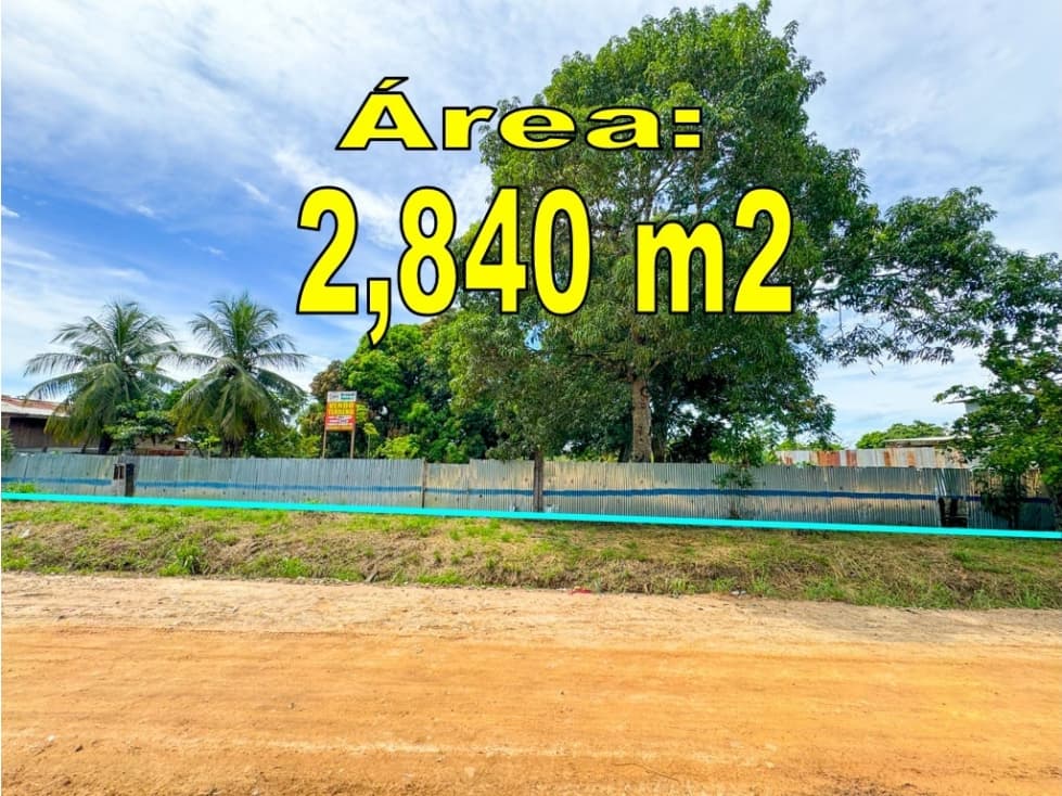 00649 - VENDO TERRENO YARINACOCHA - AREA 2,840 M2 - 1