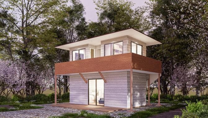 TinyHouse o Casas Modulares Dos Pisos Para Playa o Campo - 2