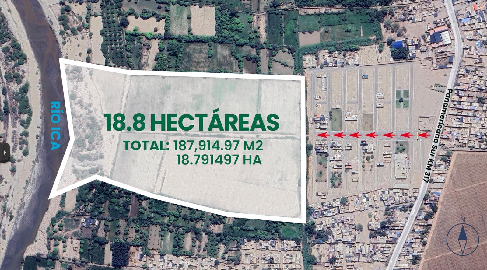 Terreno ideal para hablitación urbana en Distrito de Santiago en Ica - 1