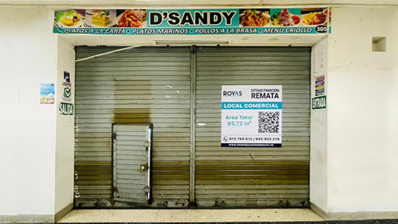 ENTIDAD FINANCIERA Vende - Local Comercial en Gamarra - La Victoria - 1120 - 2