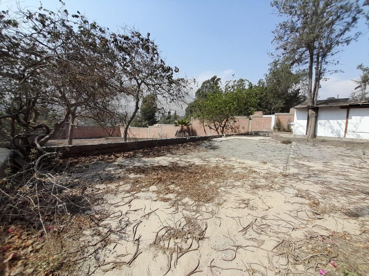 Vendo Terreno De 1580M2 En Chaclacayo Urb. California - 2