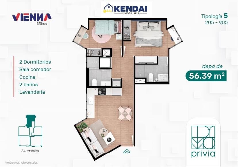 Departamento en Lince - 1