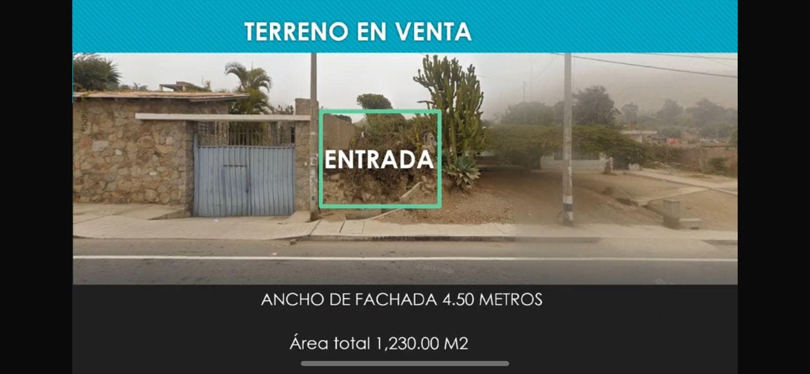 VENTA TERRENO EN LA MEJOR UBICACION DE LUNAHUANA - 1