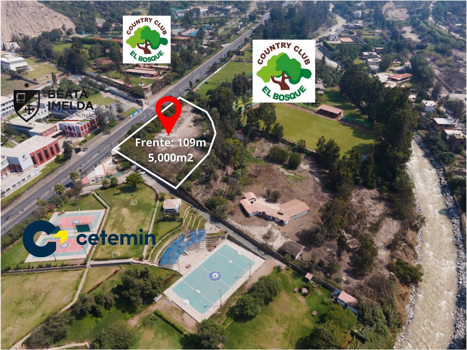 FRENTE AL COLEGIO BEATA IMELDA, CLUB EL BOSQUE Y AL LADO DE CETEMIN Y EL BOSQUE en CARRETERA CENTRAL - 1