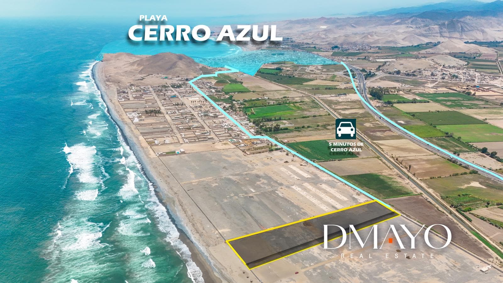 Terreno en venta- Sur Frente al Mar A 15 minutos de Asia y 5 minutos de Cerro Azul 2 hectáreas - 1