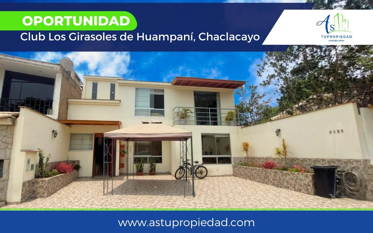 VENTA CASA CLUB LOS GIRASOLES CHACLACAYO - 1