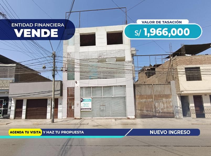 Venta- Local comercial -Calle Grau altura de la Panamericana Sur, Zona Chincha Alta - 1252 - 1