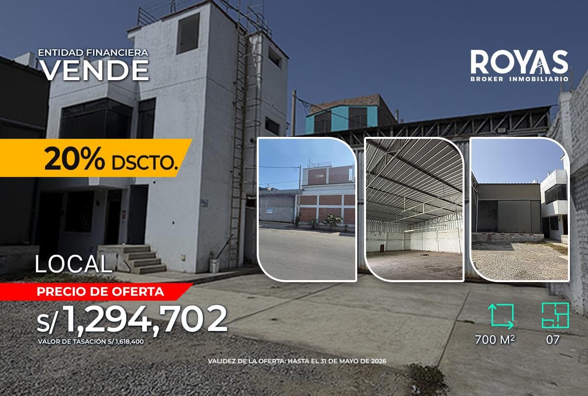 Venta - Local Comercial - Av El Palmo Huaral Nro 158 LT Sub - Lote A-B / 01256 - 1