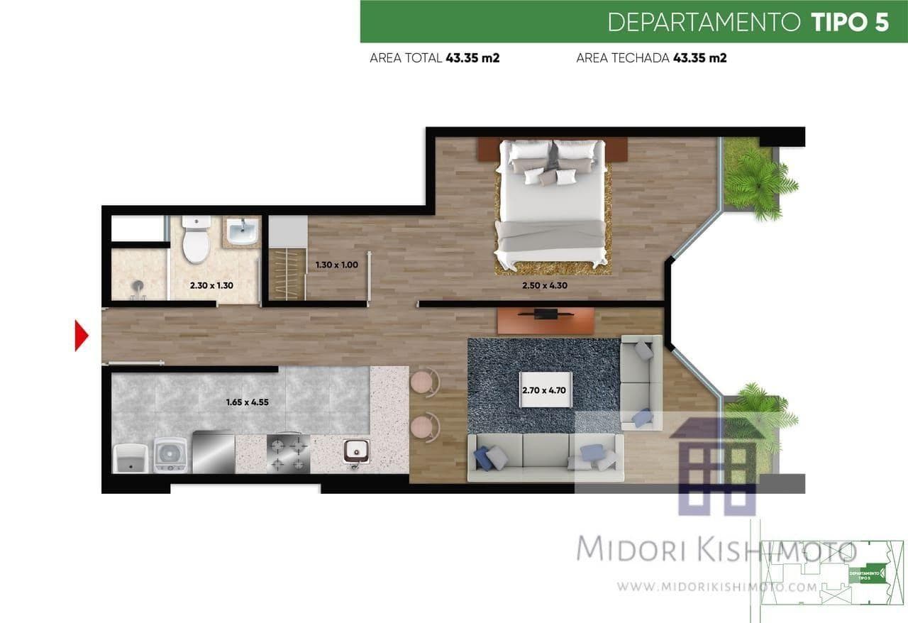 Departamento de estreno en excelente zona - 1