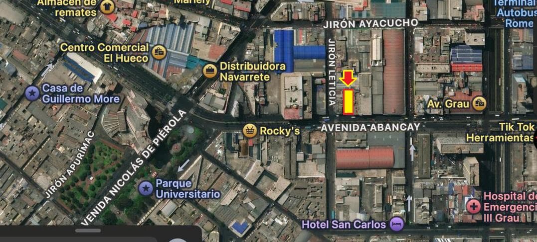 Amplio local comercial en Av, Abancay - 1