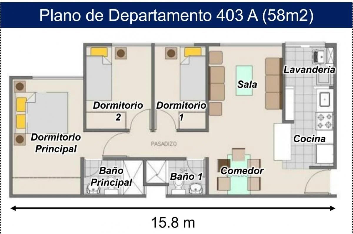 Venta de Departamento en Condominio Villa Riviera Pachacamac - 1