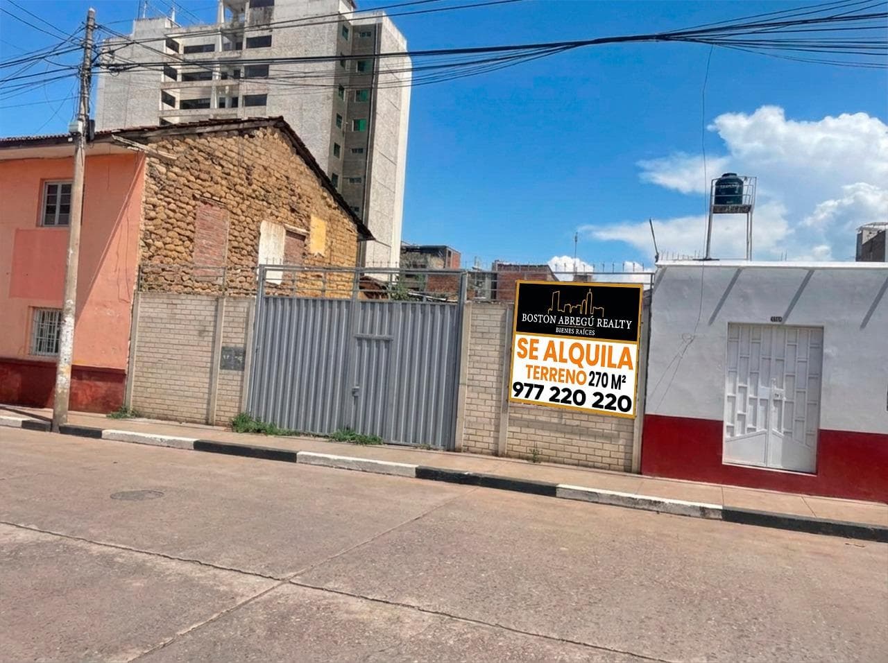 Alquiler Terreno 270 m2 Jr. Chiclayo cerca al Poder Judicial - El Tambo - 1