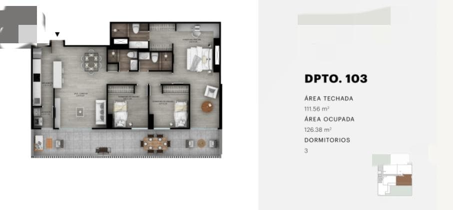 Departamento en Miraflores - 1