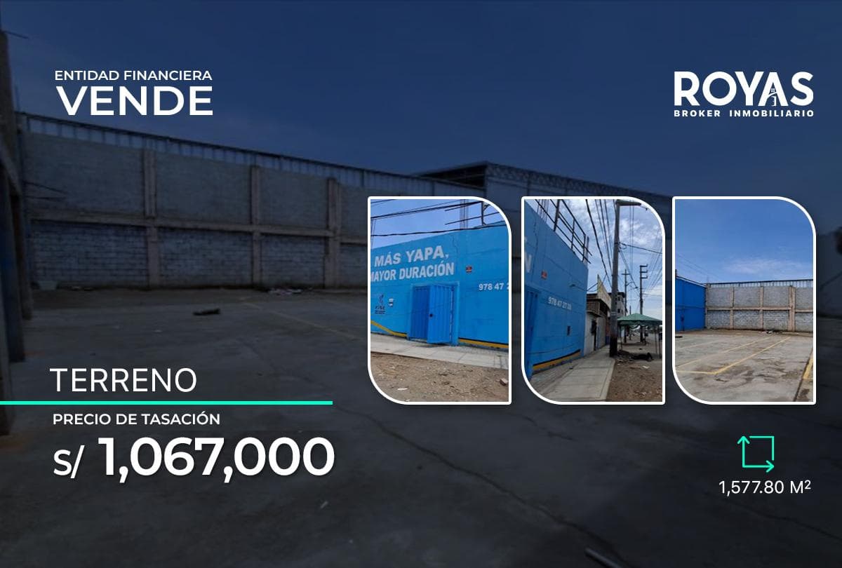 ENTIDAD FINANCIERA Vende Terreno Comercial Cercado - Chepen - 1286 - 1