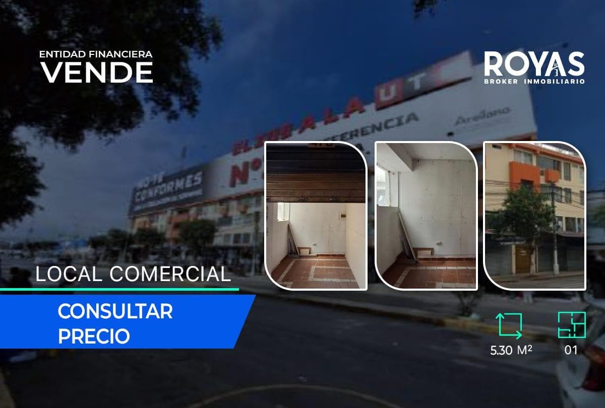 ENTIDAD FINANCIERA Vende Stand Comercial en CC Zona Franca - Trujillo - 1293 - 1