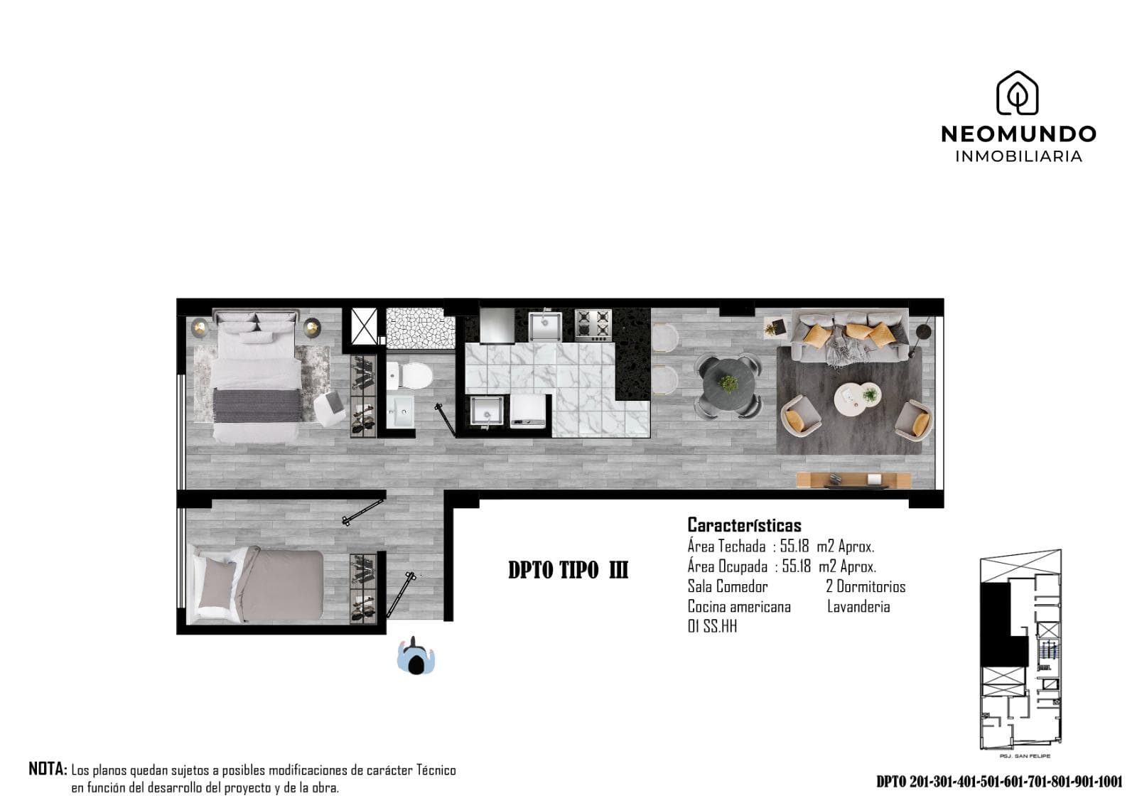 Departamento en SAN CARLOS Cerca a Universidad continetal - 1