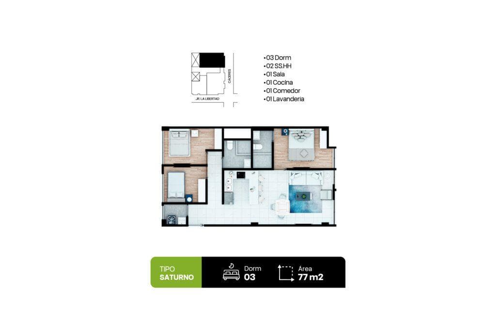 Departamento en El Tambo - 1