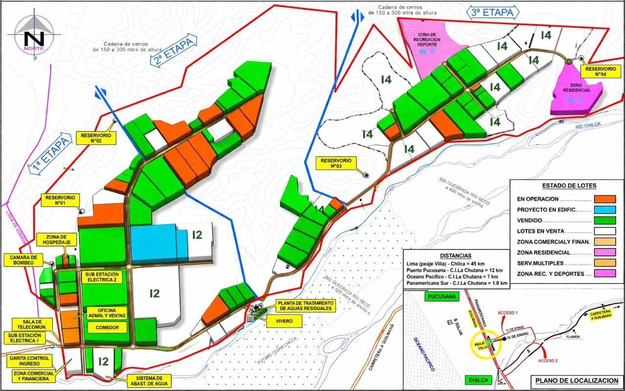 Terreno industrial en Chilca - 1
