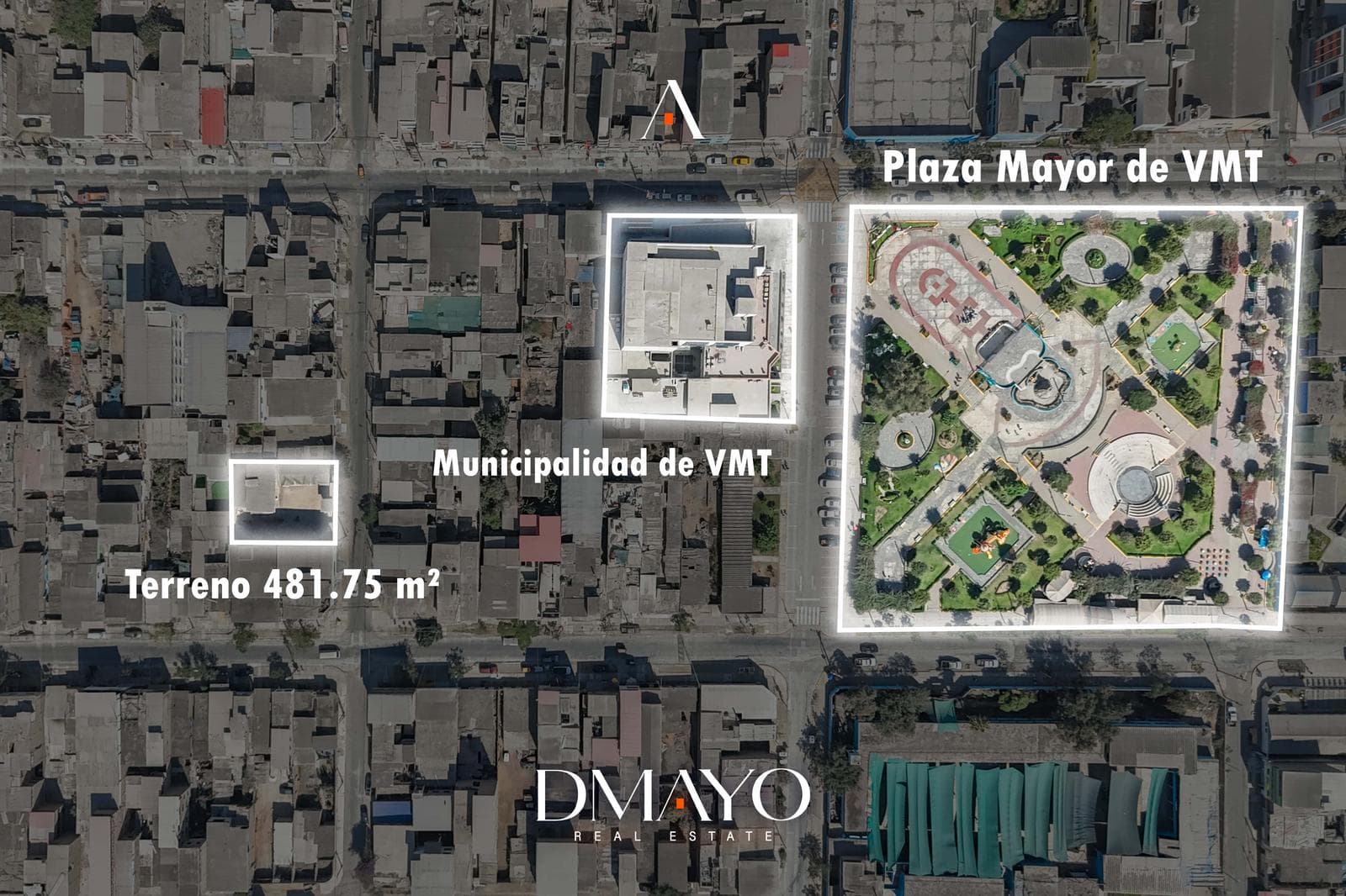 Terreno de 481m2 con una excelente ubicación, a la espalda de la municipalidad de VMT - 1