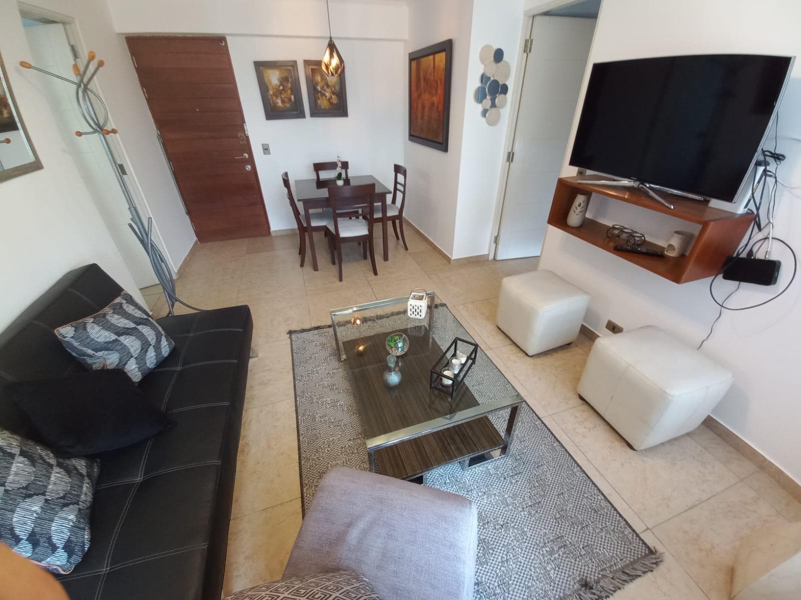 1 DORM AMOBLADO C/PISCINA, GYM, PARQUE INTERNO y FRENTE al HOTEL ALOFT - 1