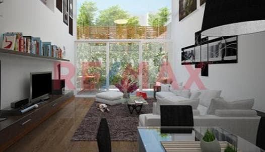Departamento En Barranco-Miraflores: Dúplex 2 Dorm. Con Vista A Parque - 1