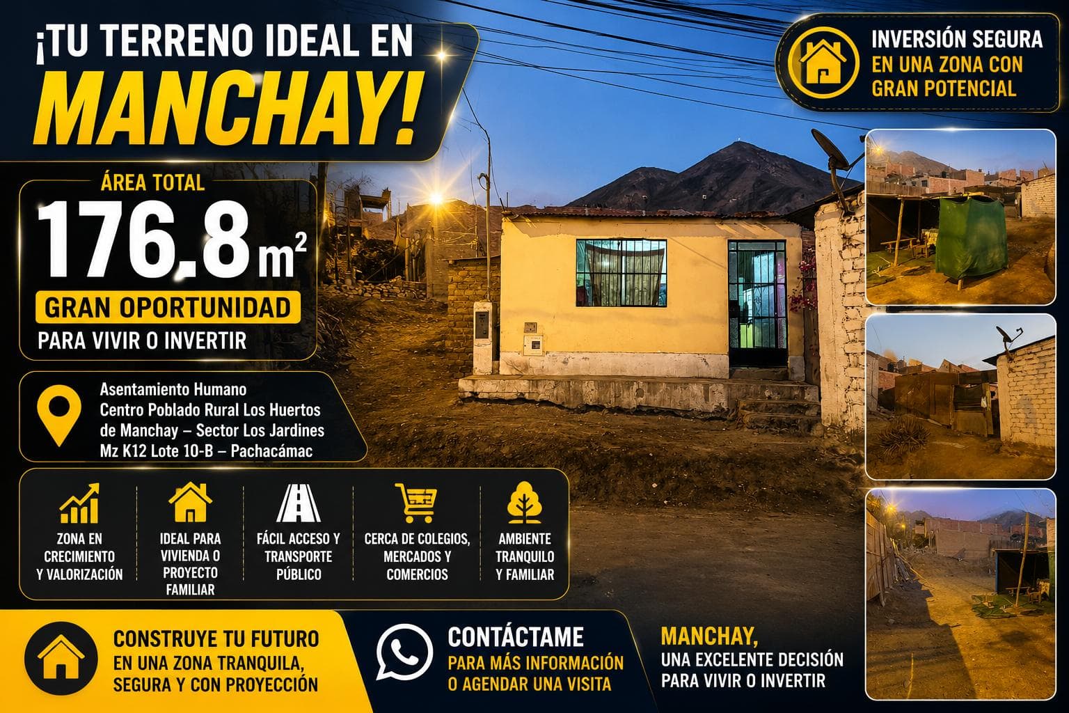 Terreno en MANCHAY - 1