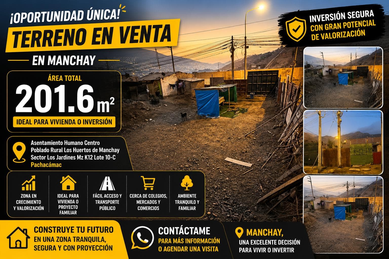 TERRENO EN MANCHAY - 1