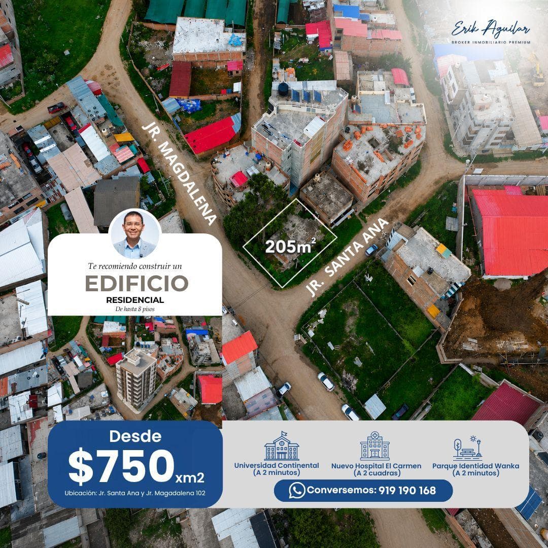 Terreno en venta en Huancayo (Jr. Magdalena). PROPIEDAD - 1