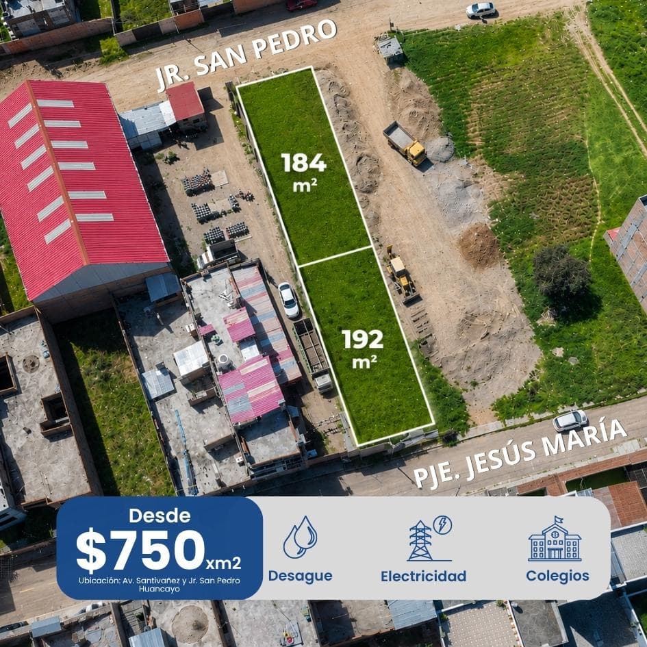Terreno en venta en Huancayo (Jr. San Pedro) PROPIEDAD - 1