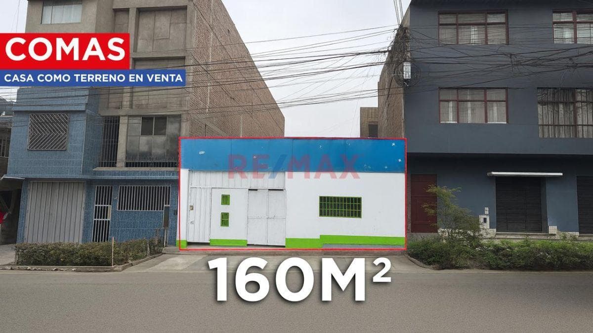 Terreno en venta en Comas cerca a Av. Túpac Amaru ideal para proyecto inmobiliario - 1