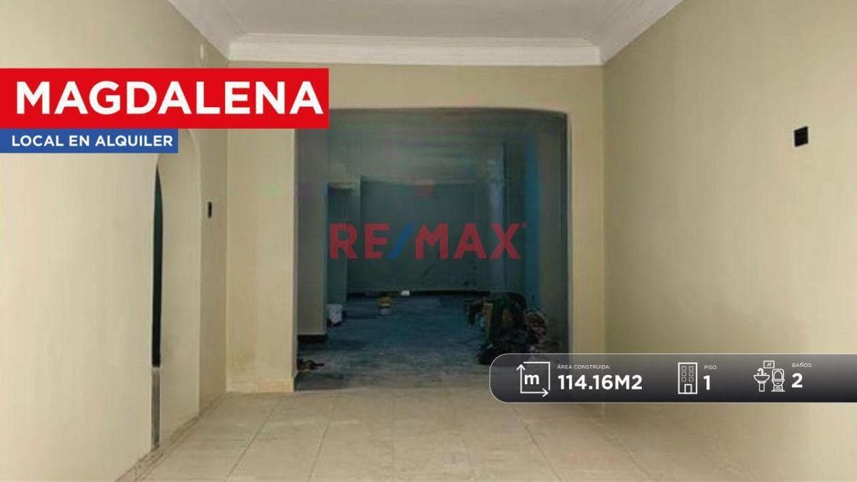 Local Comercial En Alquiler En Magdalena Puerta A Calle Cerca A Av. Brasil - 1