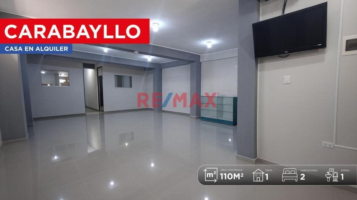 Casa En Alquiler En Santo Domingo Primer Piso Con Cochera Cerca Al Metropolitano - 1