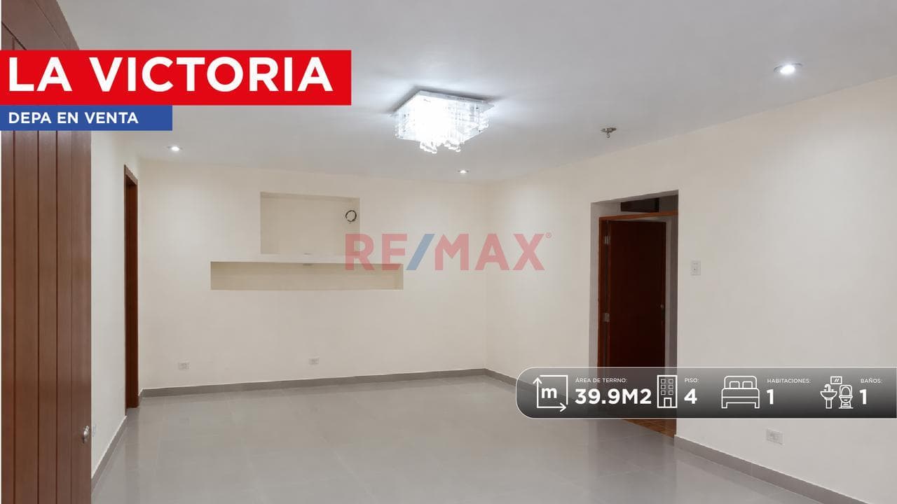 Departamento en venta en La Victoria cerca a Gamarra ideal para inversión o primera compra - 1