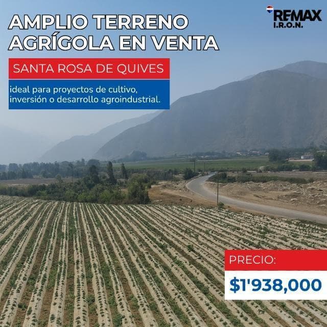 Terreno agrícola en venta de 5.12 ha ideal para cultivo o inversión agroindustrial - 1