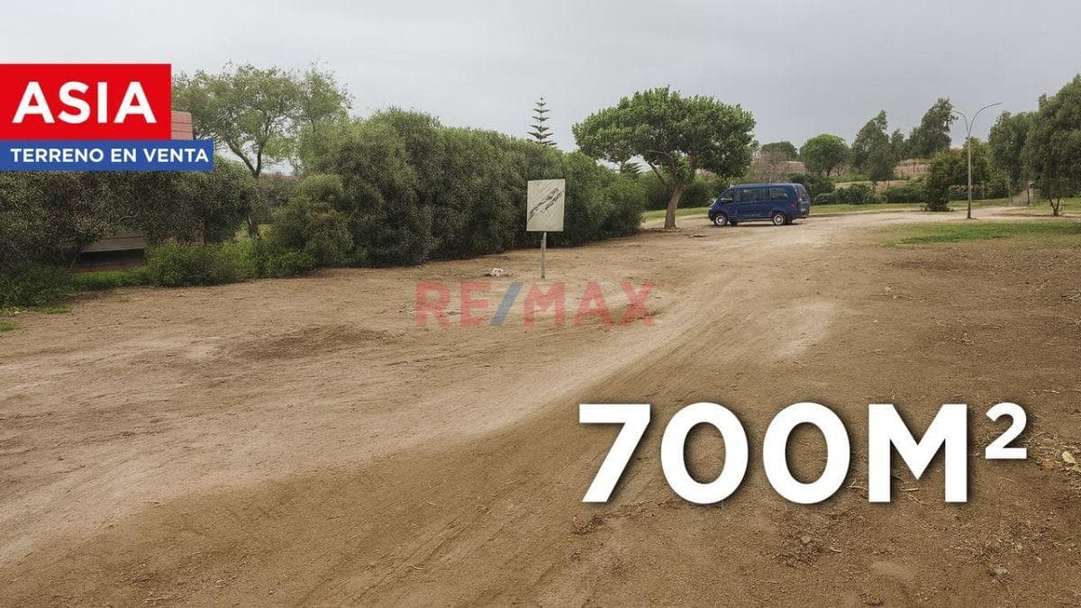 Terreno en venta en Asia Alto Pradera de 700 m² ideal para casa de playa o inversión - 1